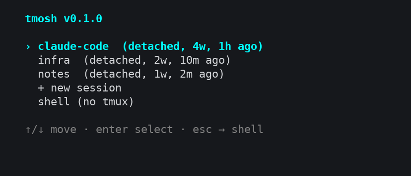 tmosh: The First Thing That Greets Me on Every SSH Login